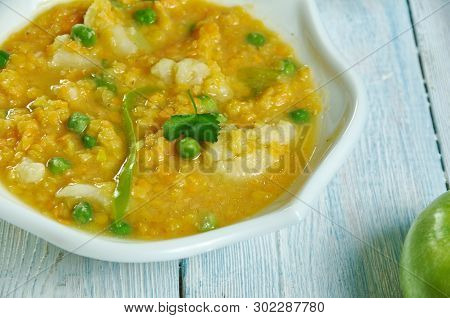 Maharashtrian  Vegetable Lentil Stew With Goda Masala