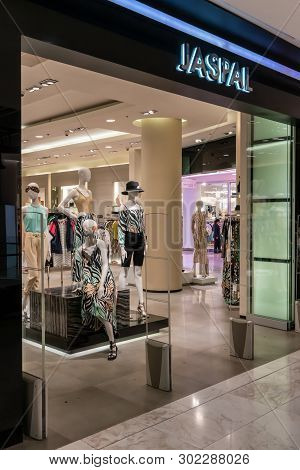 Jaspal Shop At Emquatier, Bangkok, Thailand, May 1, 2018 : Luxury And Fashionable Brand Shop Entranc