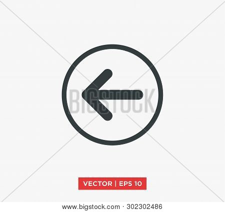 Arrow Point Mark Icon Vector Illustration