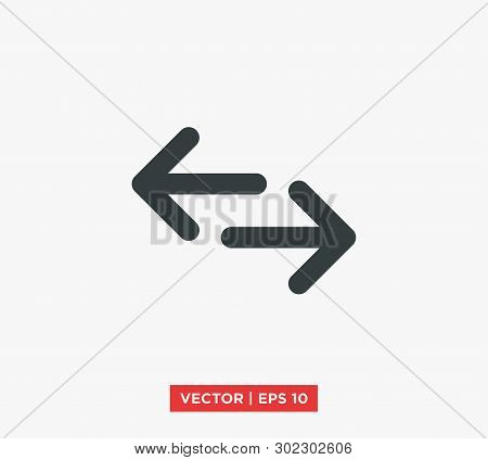 Arrow Point Mark Icon Vector Illustration