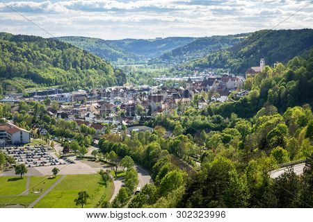 An image of a panoramic view to Sulz Germany