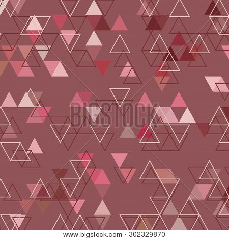 Triangular Background. Polygonal Style. Abstract Vector Illustration. Eps 10