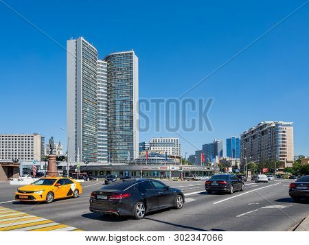 Moscow, Russia - May 18, 2019. Building Of The Secretariat Of The Council Of Mutual Economic Assista