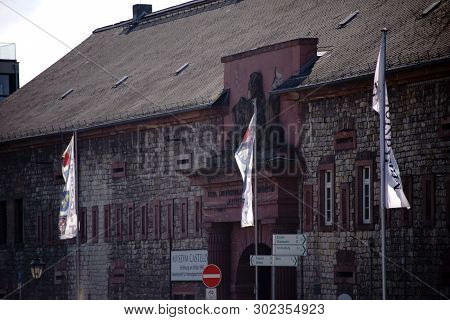Mainz, Germany - April 07: The Entrance Of The Historic Museum Castellum A Local History Museum On 0
