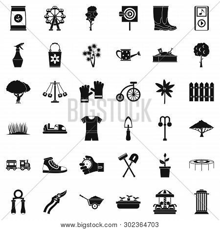 Horticulturist Icons Set. Simple Set Of 36 Horticulturist Icons For Web Isolated On White Background