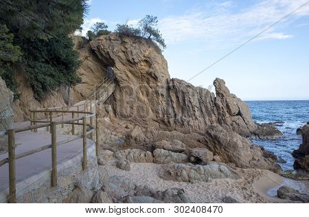 Cala De Sant Francesc In Blanes, Costa Brava