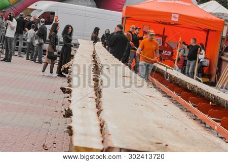 Ternopol,ukraine-may 11 2019: Festival - Ternopil Gate 2019 In Ternopil,on Theater Square,ukraine