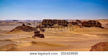 Nature Sculpture In Wadi Al-hitan Aka Whales Valley , Egypt