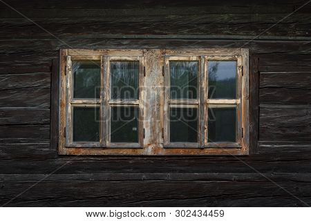 Traditional Log Cabin In Orava Region, Slovakia.