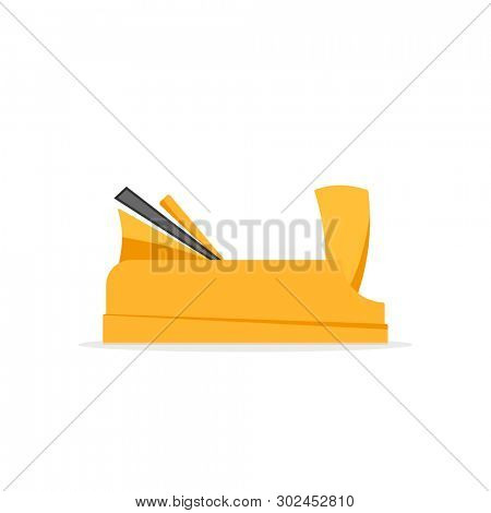 Jack plane icon. Clipart image isolated on white background