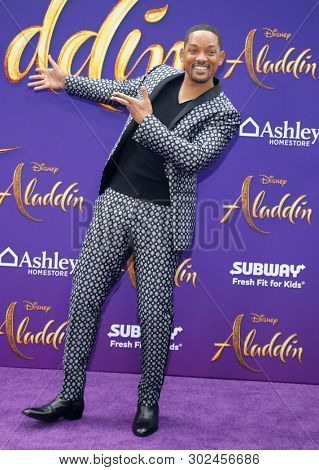 Will Smith at the Los Angeles premiere of 'Aladdin' held at the El Capitan Theatre in Hollywood, USA on May 21, 2019.