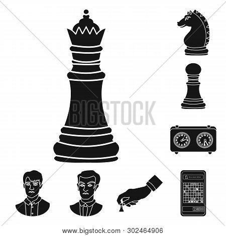 Vector Design Of Club And Target Logo. Set Of Club And Game Vector Icon For Stock.