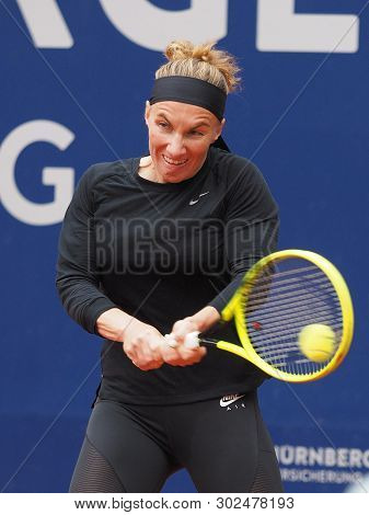 Nuremberg, Germany - May 22, 2019: Russian Tennis Player Svetlana Kuznetsova At The Euro 250.000 Wta