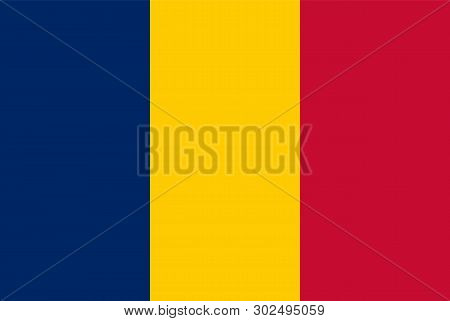 Flag Rectangular Shape, Rectangular Shape Icon On White Background