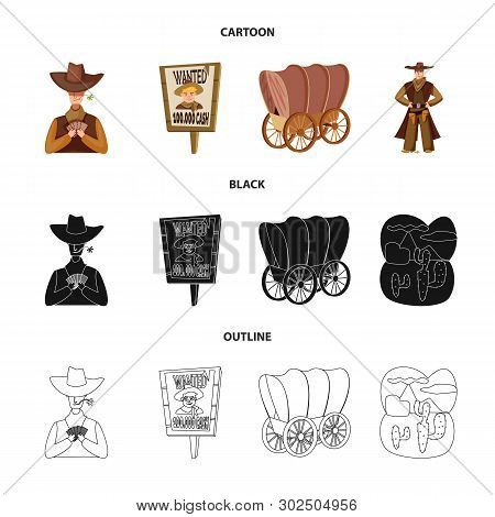 Isolated Object Of Texas And History Sign. Collection Of Texas And Culture Stock Vector Illustration