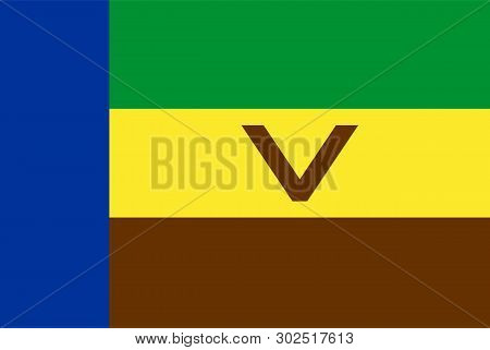 Flag Rectangular Shape, Rectangular Shape Icon On White Background