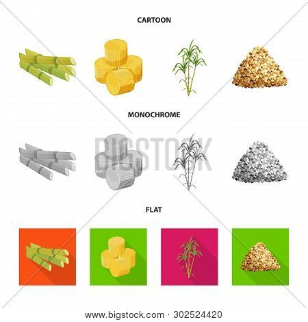 Isolated Object Of Farm And Agriculture  Icon. Set Of Farm And Technology Stock Vector Illustration.