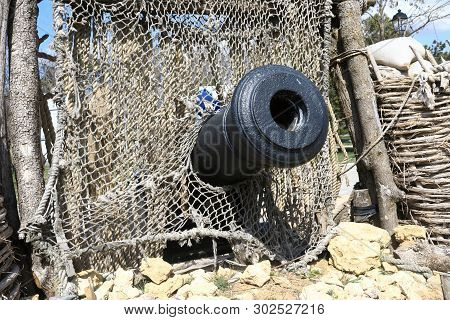 Details Of Old Bomb Cannon, Malakhov Kurgan, Sevastopol