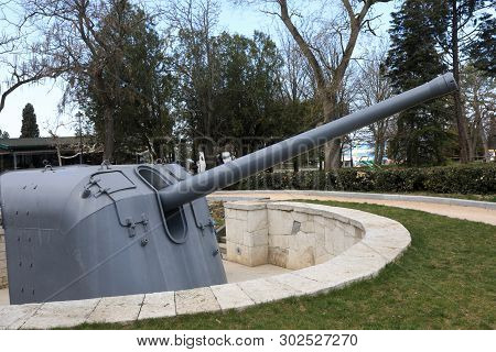 Ship Cannon On Ground, Malakhov Kurgan, Sevastopol