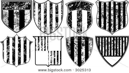 8 그런 지 스트라이프 방패