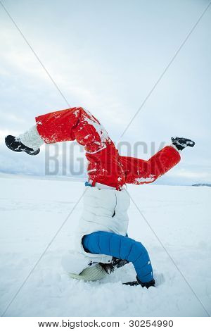 Headstand talvella