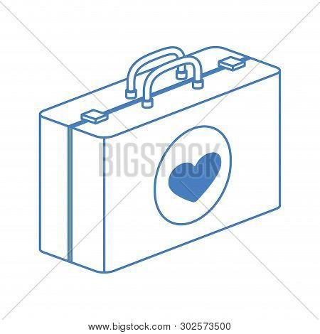 First Aid Kit On White Background Vector Illustration Design