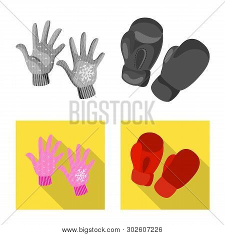 Vector Design Of Silhouette And Safety Icon. Set Of Silhouette And Comfort Vector Icon For Stock.