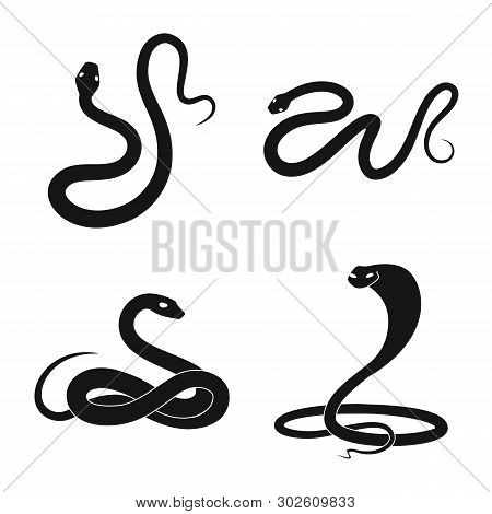Vector Design Of Nature And Medicine Sign. Set Of Nature And Evil Stock Vector Illustration.
