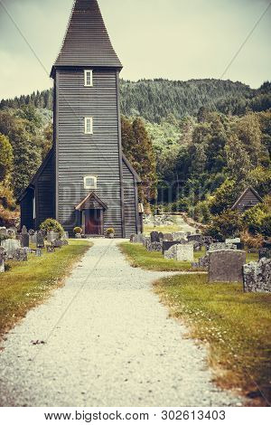 Hamre Church, Island Osteroy Norway Hordaland County