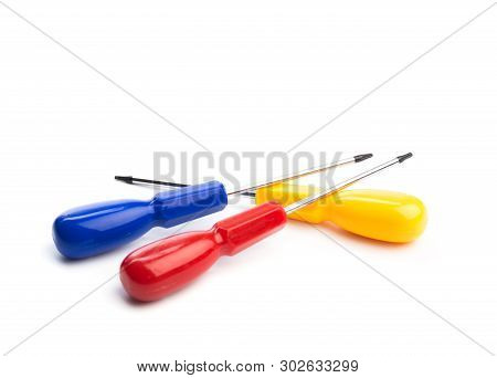 Screwdriver Type Torx Isolated On White. - Image