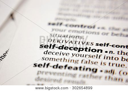 Word Or Phrase Self-deception In A Dictionary.