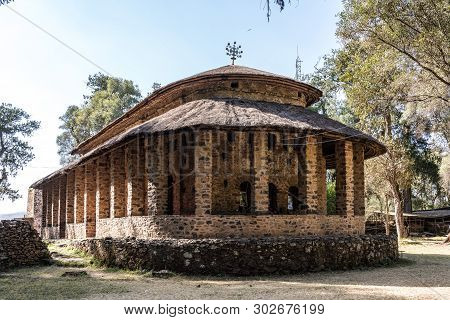 Church Of Debre Berhan Selassie In Gondar, Ethiopia.