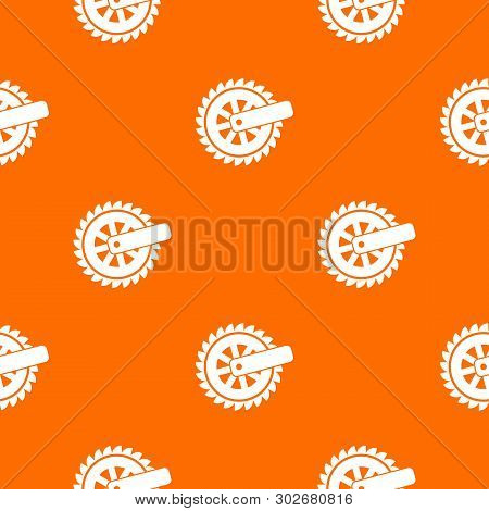 Cogwheel Pattern Vector Orange For Any Web Design Best