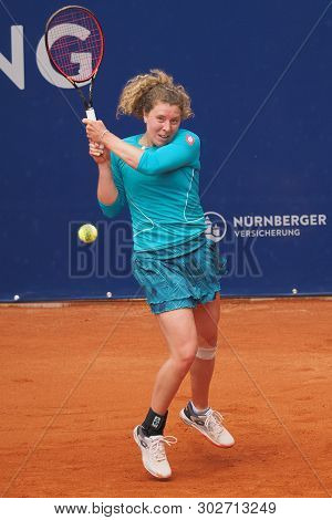 Nuremberg, Germany - May 23, 2019: German Tennis Player Anna-lean Friedsam At The Euro 250.000 Wta V