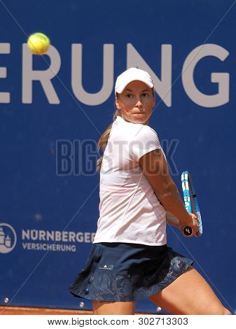 Nuremberg, Germany - May 23, 2019: Kazach Tennis Player Yulia Putintseva At The Euro 250.000 Wta Ver