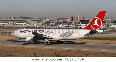 Airplane Takeoff From Airport