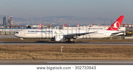 Airplane Takeoff From Airport