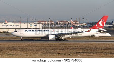 Airplane Takeoff From Airport