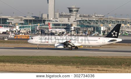 Airplane Takeoff From Airport