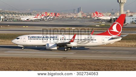 Airplane Takeoff From Airport