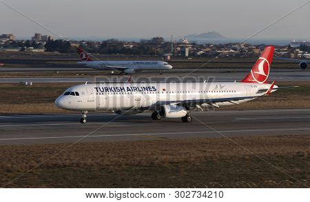 Airplane Takeoff From Airport
