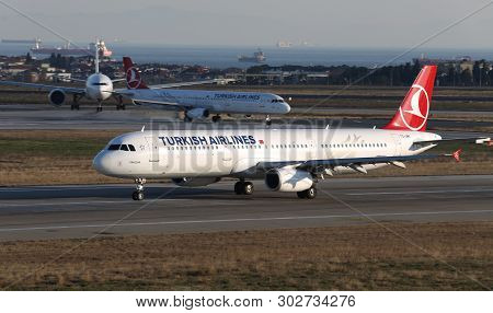 Airplane Takeoff From Airport