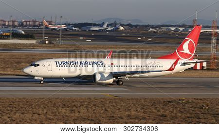 Airplane Takeoff From Airport