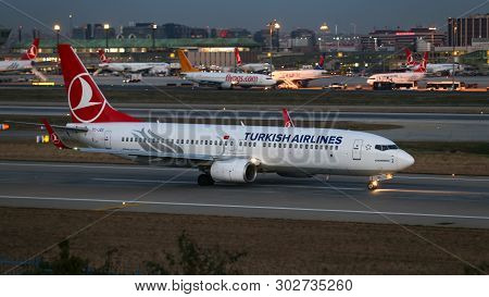 Airplane Takeoff From Airport