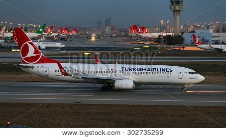 Airplane Takeoff From Airport