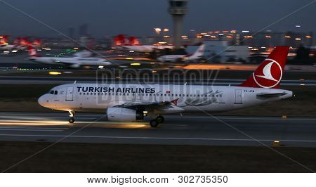 Airplane Takeoff From Airport