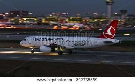 Airplane Takeoff From Airport