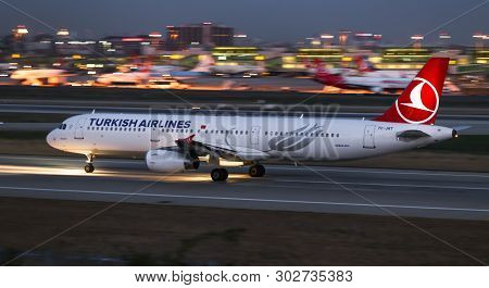 Airplane Takeoff From Airport