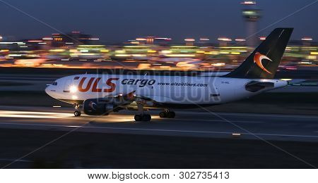 Airplane Takeoff From Airport