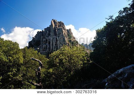 View Of The Peak Of 7 Fradis Mountains